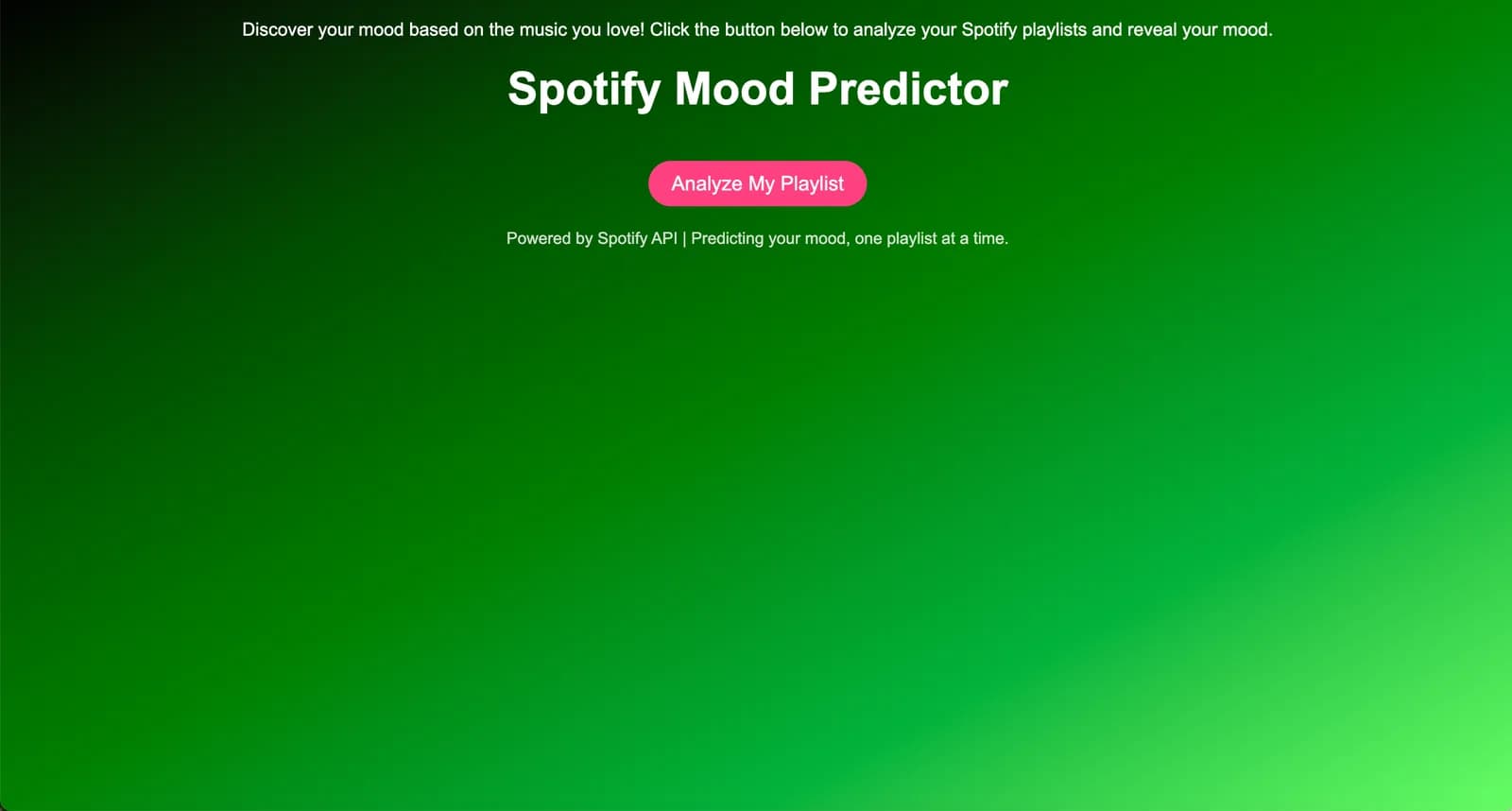 Moodify screenshot